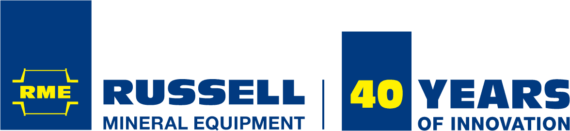 Russell Mineral Equipment Utah Logo Russell Mineral Equipment Utah Logo