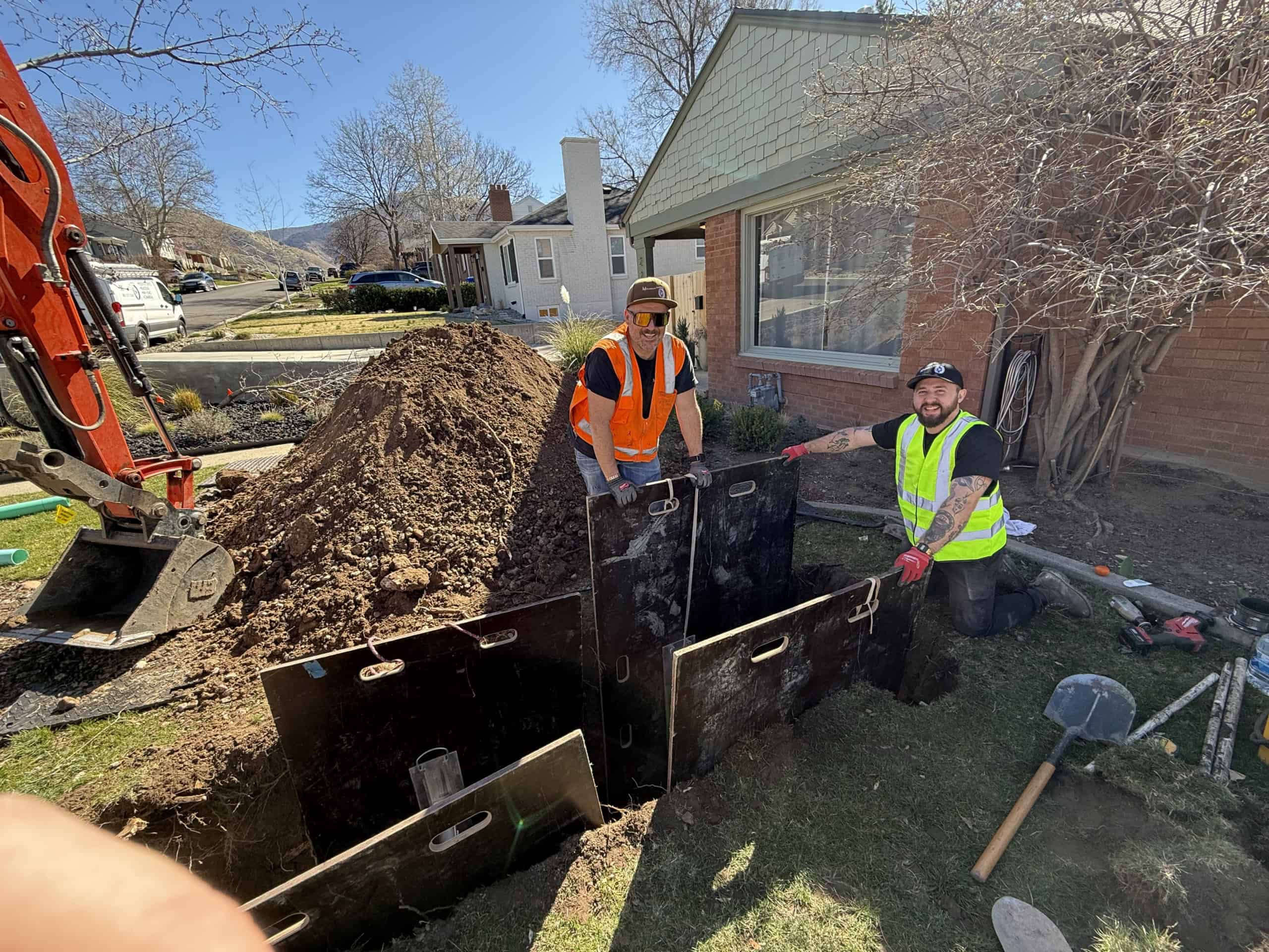 Emergency plumbing repair crew from Millcreek scaled