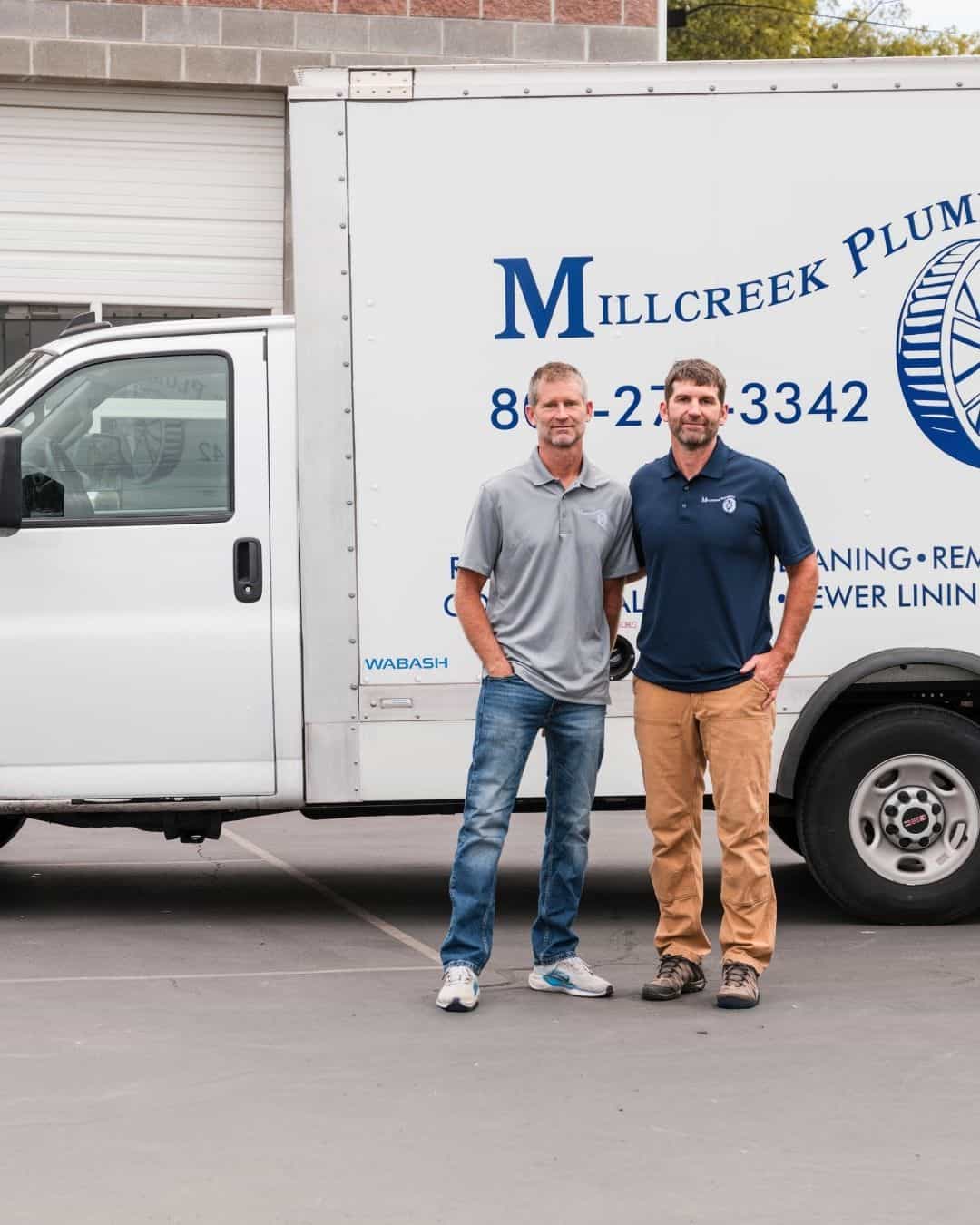 Jordan and Dan Beesley Millcreek Plumbing
